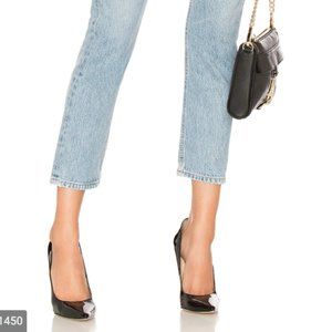 Agolde Riley High Rise Straight Crop